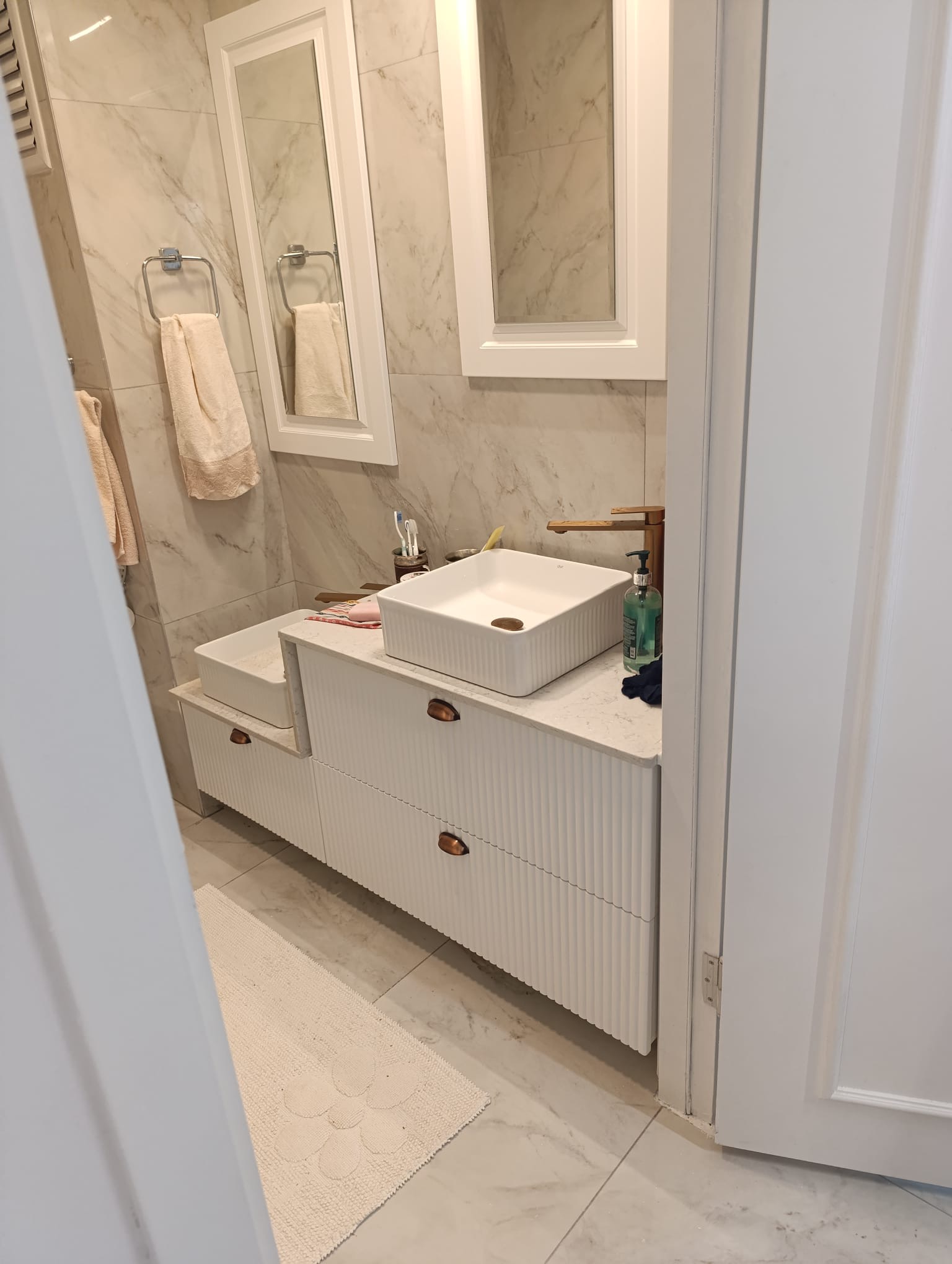Mermer Banyo Dekorasyonu